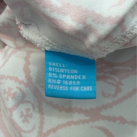 J. McLaughlin Short Sleeve Top Catalina Cloth Celtic Dragon Orange Womens Size L - Picture 7 of 8